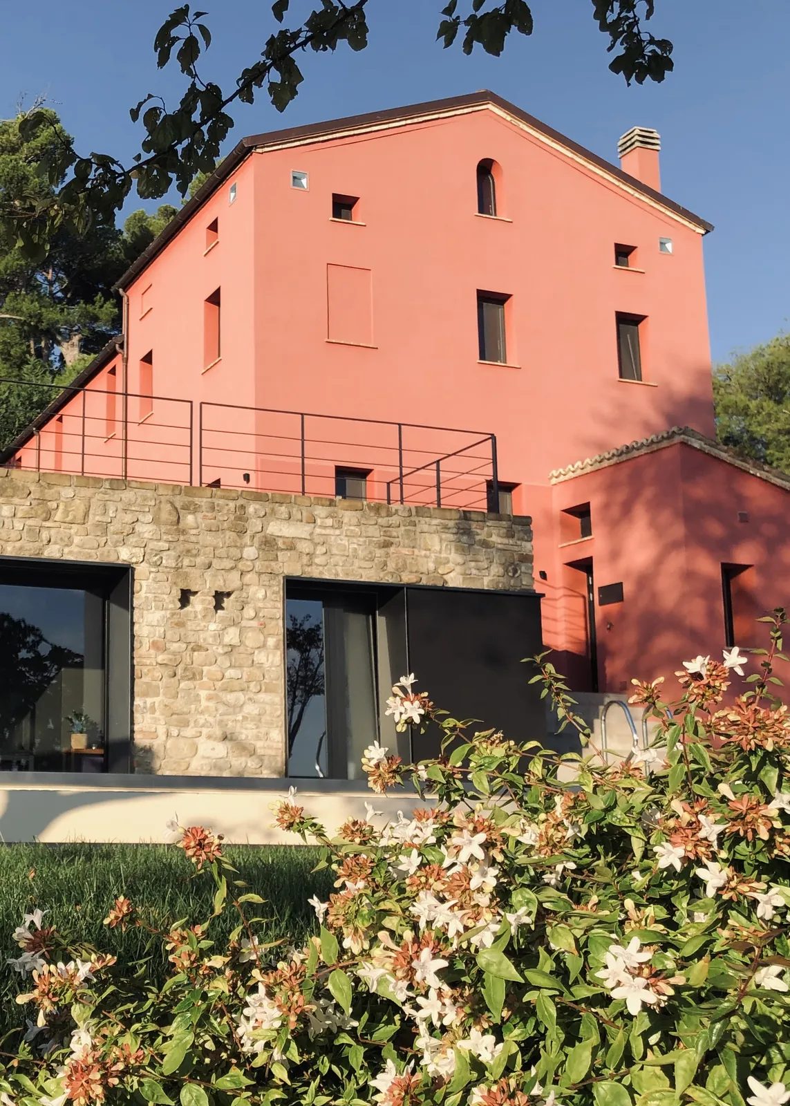 Das Bauernhaus der casa rossa 4A aus dem 18. Jahrhundert